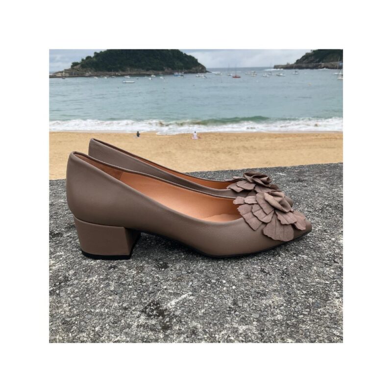 Bailarina Flor Beige