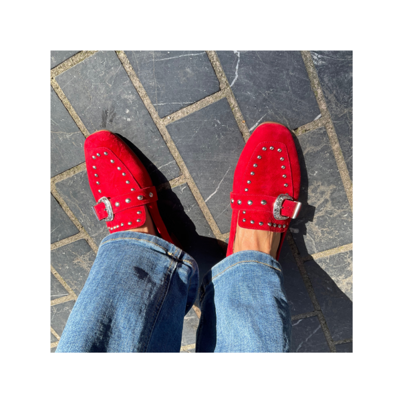 Guetaria Mocasín  Rojo