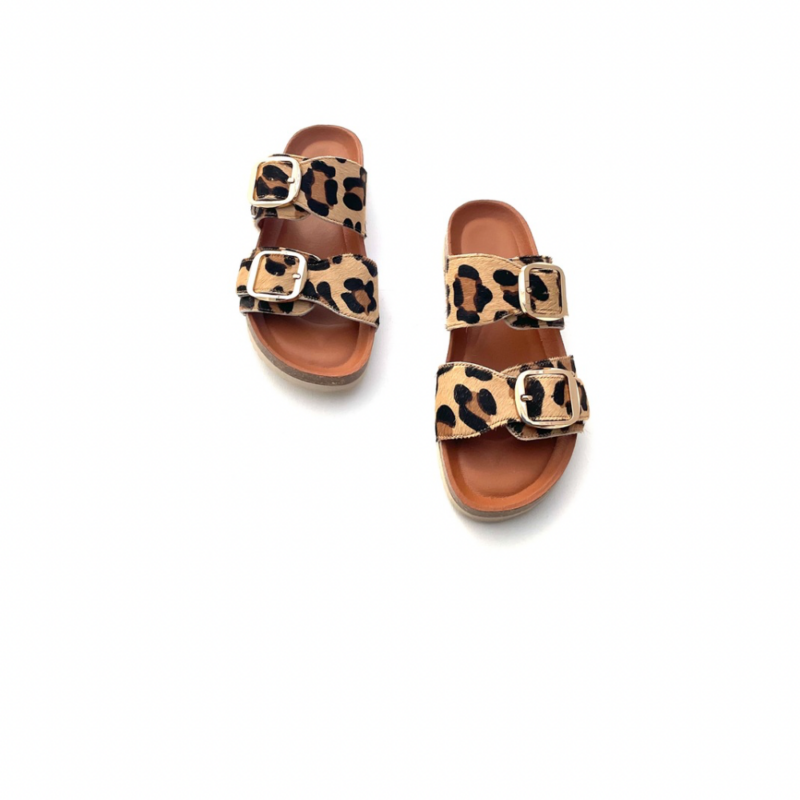 Ari Sandalia Hebillas Leopardo