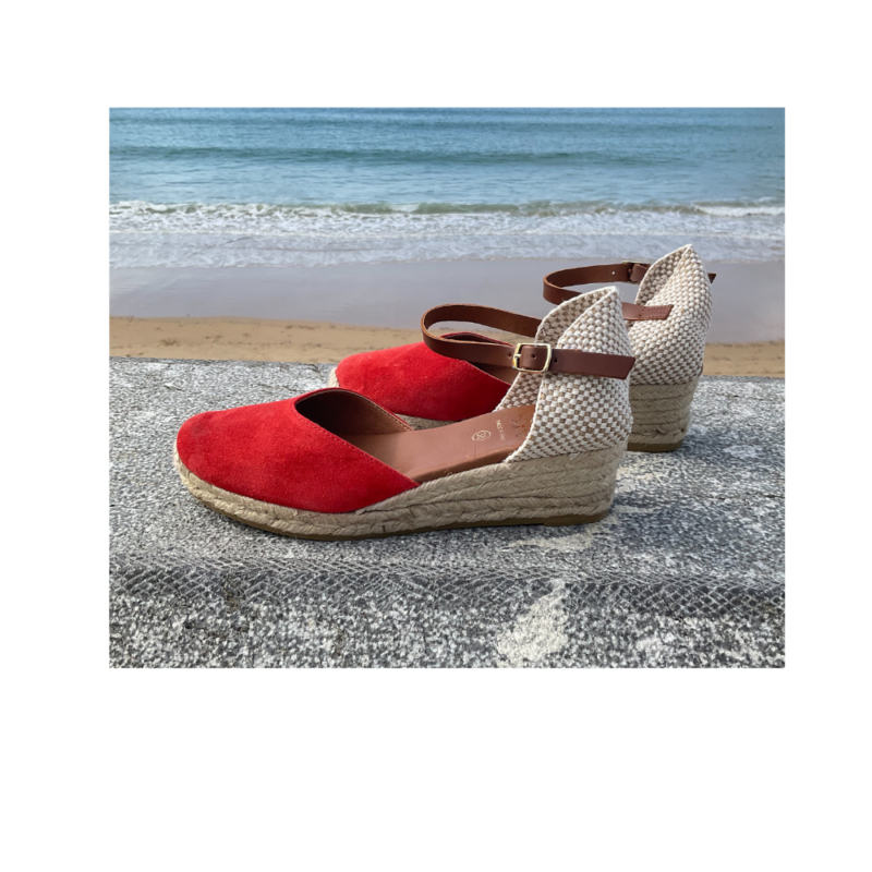 Molly Alpargata Piel Roja