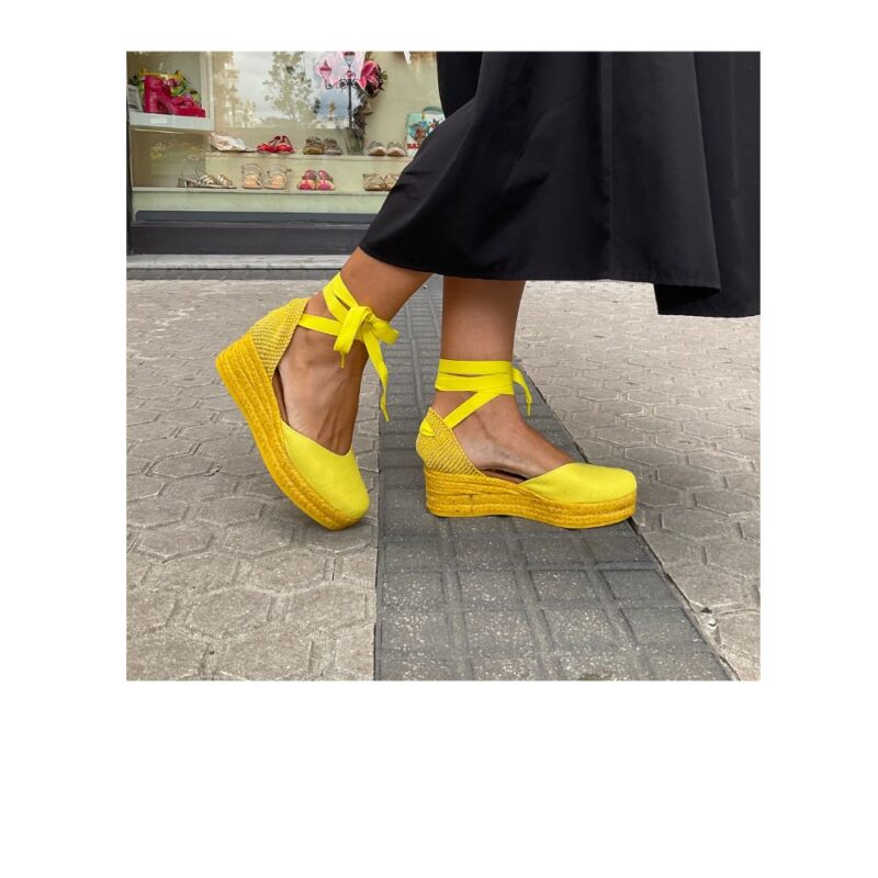 Molly Alpargata Plataforma Amarilla