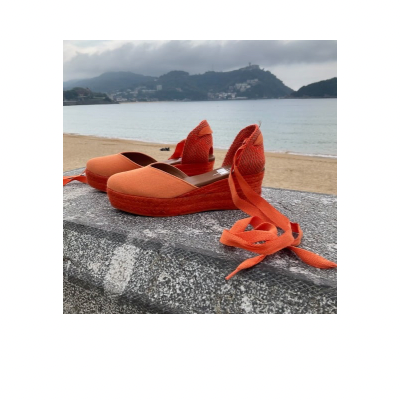 Alpargata Plataforma Naranja - Imagen 3