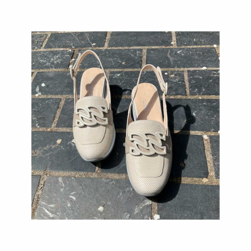 Sally Sandalia Deportiva Beige